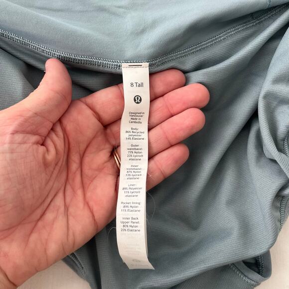 Lululemon Speed Up Athletic Shorts in Kaleidofloral Multi / Blue Cast 8 Tall - Picture 11 of 14